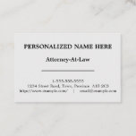 [ Thumbnail: Vintage Law Professional Business Card ]