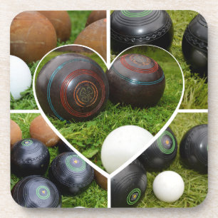 Vintage Lawn Bowls Collection, Beverage Coaster