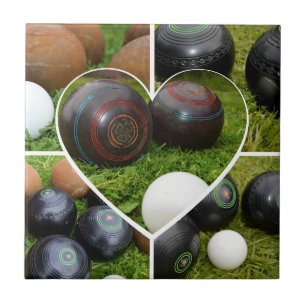Vintage Lawn Bowls Collection, Ceramic Tile