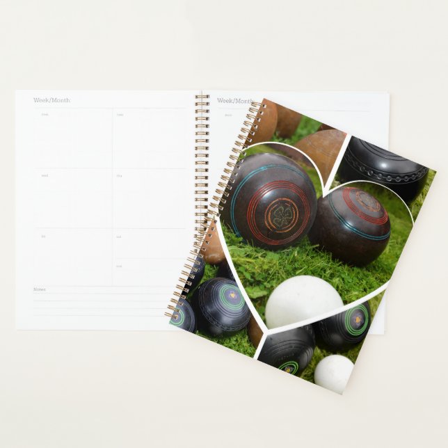 Vintage Lawn Bowls Collection,  Planner (Display)