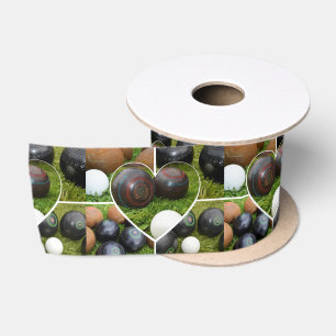 Vintage Lawn Bowls Collection, Satin Ribbon