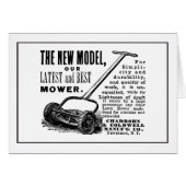 Vintage lawn mower advert (Front Horizontal)