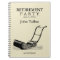 Vintage Lawn Mower Retirement Party Guest Book