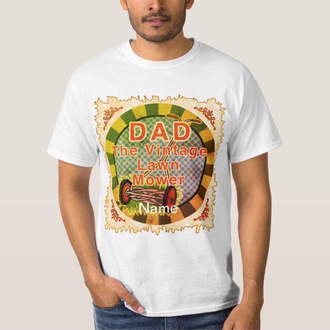 Vintage Lawn Mower  T-Shirt (Front)
