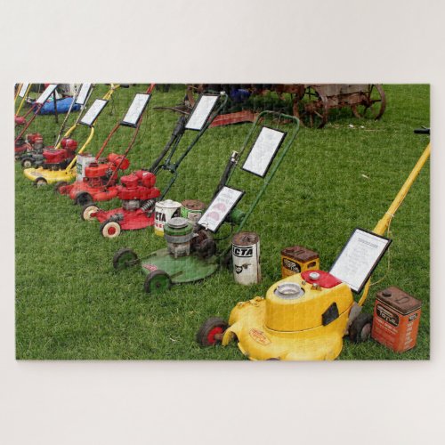 Vintage lawn mowers Australia Jigsaw Puzzle