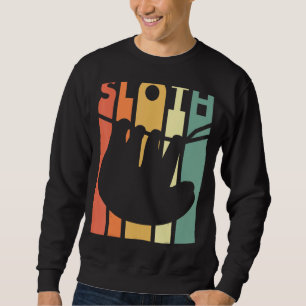 Vintage Lazy Days Napping Sloth Idea Sweatshirt
