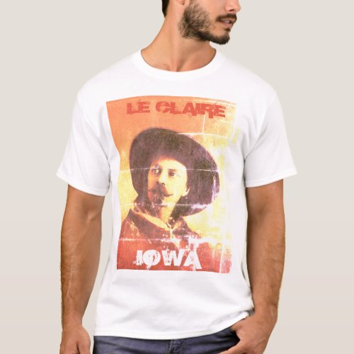 Vintage Le Claire Iowa Buffalo Bill T_shirt