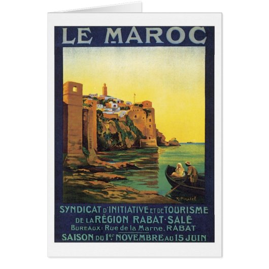 Vintage Le Maroc Morocco Cards (Front)