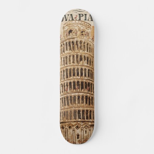 Vintage Leaning Tower of Pisa Skateboard