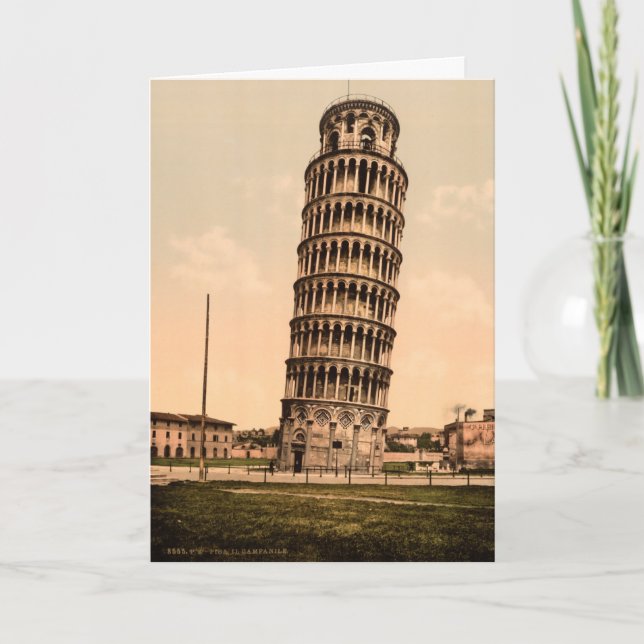 Vintage Leaning Tower of Pisa Thank You (Front)