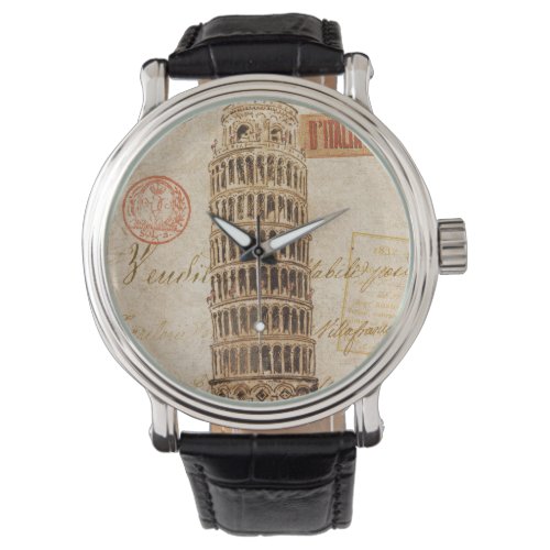 Vintage Leaning Tower of Pisa Watch