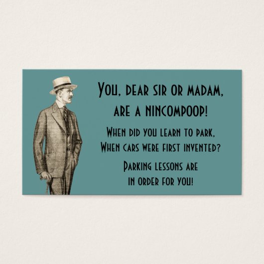 Vintage Learn To Park (Front)