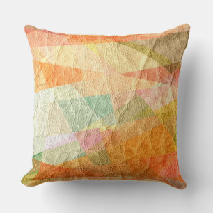 Vintage Leather #6 Throw Pillow