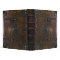Vintage Leather Book Cover Print Gothic Binder