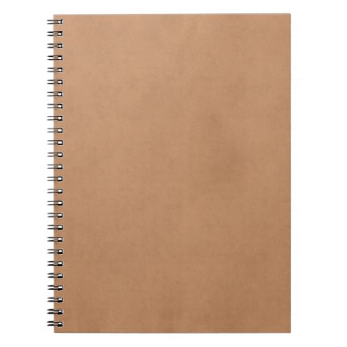 Vintage Leather Brown Antique Paper Template Blank Notebook