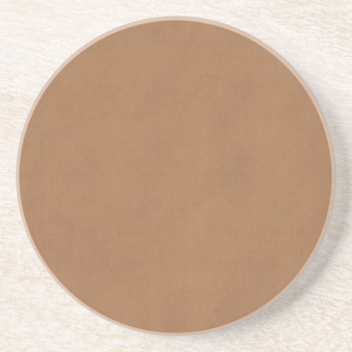 Vintage Leather Brown Parchment Template Blank Coaster