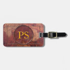 Vintage Leather Custom Monogram or Initial