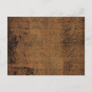 Vintage Leather Postcard