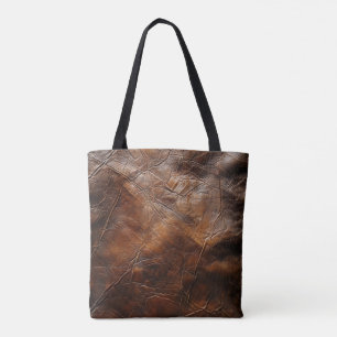 Vintage Leather Tote Bag