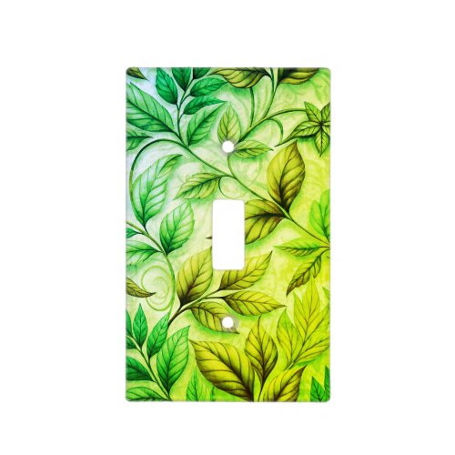 Vintage Leaves Light Switch Cover