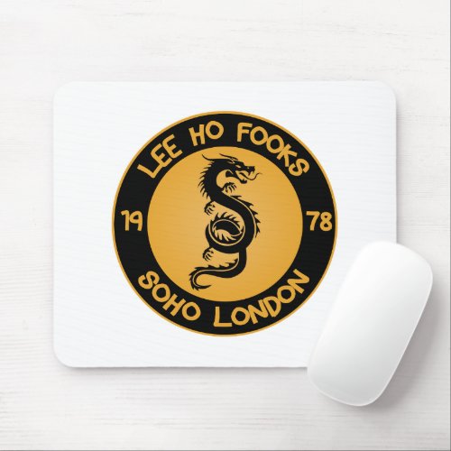 Vintage Lee Ho Fooks Chinese Dragon Mouse Pad