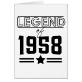 Vintage Legend of 1958 (Front)