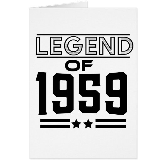 vintage legend of 1959 cards (Front)