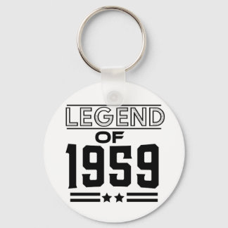 vintage legend of 1959 keychain