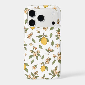 Vintage Lemon Blossom & Bee Botanical iPhone 17 Pro Case