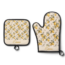 Vintage Lemon Blossom – Elegant Botanical Citrus