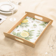Vintage Lemon Blossom Pattern | Cottagecore Citrus