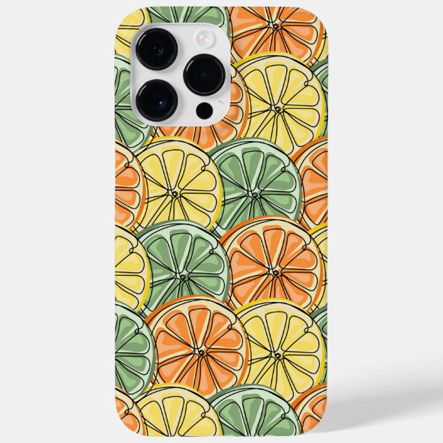 Vintage Lemon Pattern  Case-Mate iPhone Case (Back)