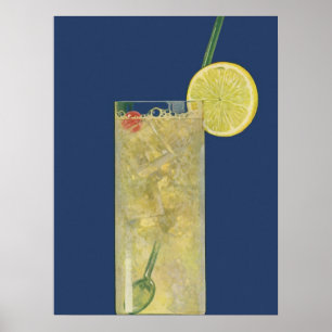 Vintage Lemonade or Fruit Soda, Drinks Beverages Poster