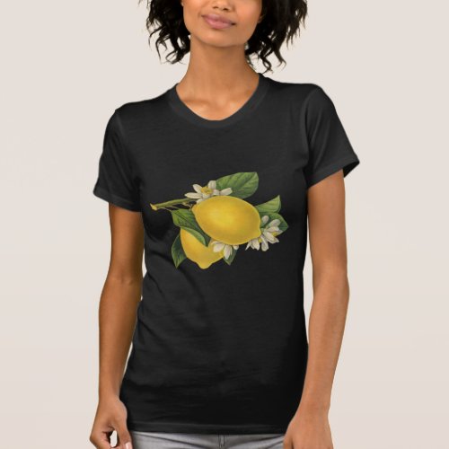 Vintage Lemons Illustration T_Shirt