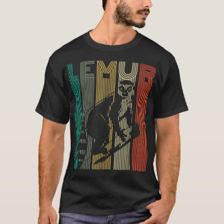 Vintage Lemur  Retro Lemur  Women Men Kids  T-Shirt