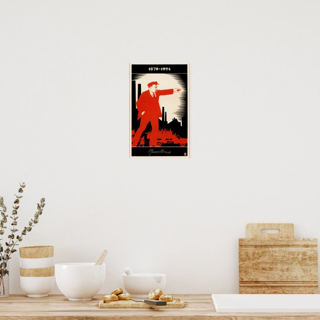 Vintage Lenin Poster | Zazzle