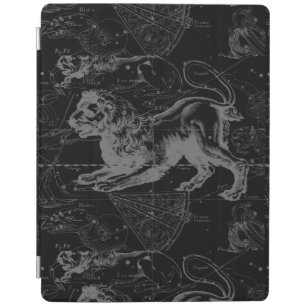 Vintage Leo Constellation MapHevelius 1690 iPad Smart Cover