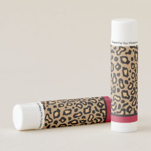Vintage Leopard Print Lip Balm Gift