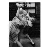 Vintage Lesbian Dance Partners Greeting Card (Front)