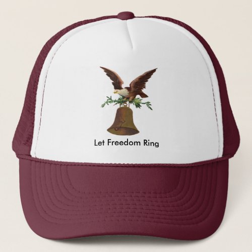 Vintage Let Freedom Ring Trucker Hat