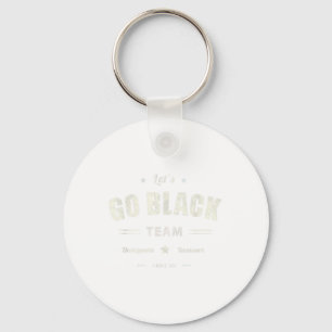 Vintage Lets Go Black Team Summer Camp Color Win W Keychain