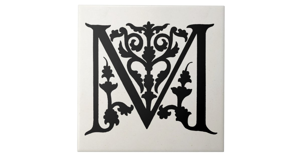 Wooden Monogram Alphabet Letters Letter M Crafts Wall Decor Magnet