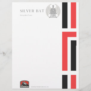 Vintage letterhead, train stationary letterhead