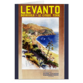 Vintage Levanto Genova Italy Tourism (Front)