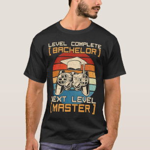 Vintage Level Complete Bachelor Next Level Master T-Shirt