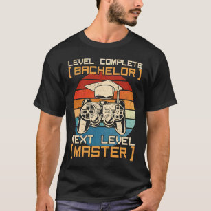 Vintage Level Complete Bachelor Next Level Master  T-Shirt