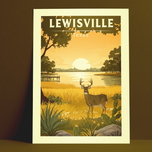 Vintage Lewisville Texas Postcard (Creator Uploaded)