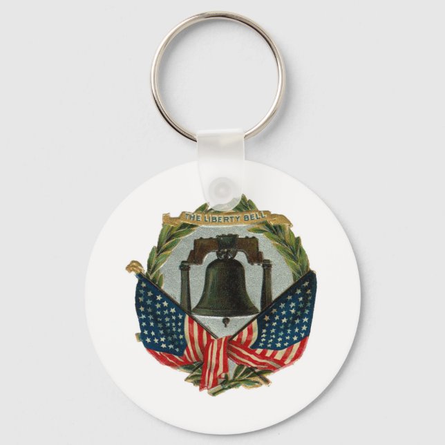 Vintage Liberty Bell Keychain (Front)