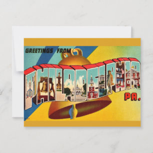 Vintage Liberty Bell Postcard