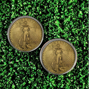 Vintage Liberty Coin 1933 Gold Copper Golf Ball Marker